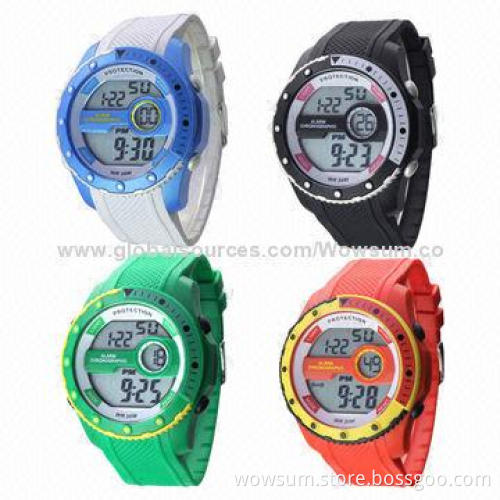 Sports Digital Watch, Digital Movement with Eco-friendly Material